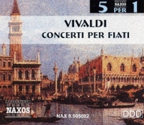 Concerti x fiati: Concerti x fl, x oboe, x tromba, Concerti doppi, Concerti x fl  VIVALDI ANTONIO