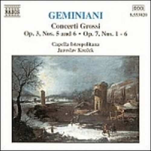 Concerti Grossi Vol.2: Concerti nn.5 e 6 op.3, nn.1 > 6 op.7  GEMINIANI FRANCESCO