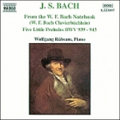 Composizioni dal Quaderno di W.F. Bach, 5 Piccoli Preludi BWV 939-943  BACH JOHANN SEBASTIAN