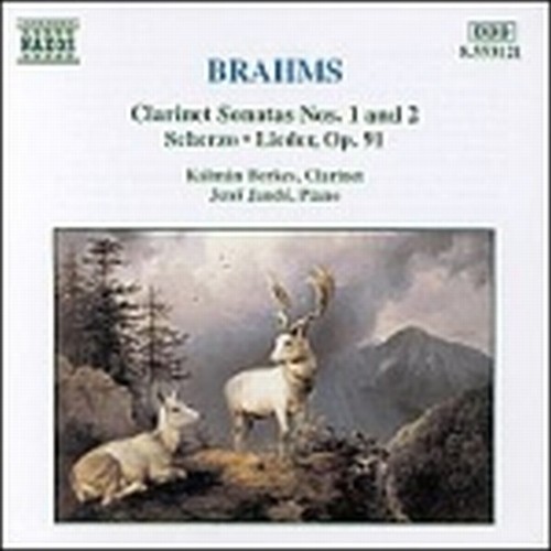 Sonata x clar n.1 op.120, n.2 op.120, Sonatensatz, Lieder op.91  BRAHMS JOHANNES