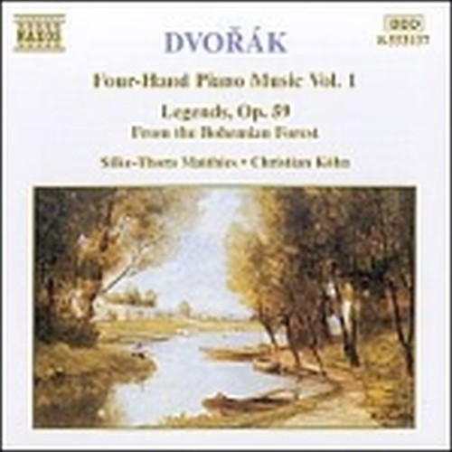 Opere x pf a 4 mani Vol.1 (integrale): Legends op.59 B 117, Dalla Foresta boemic  DVORAK ANTONIN