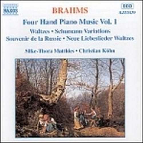 Opere x pf a 4 mani (integrale) Vol.1: Variazioni su un tema di Schumann op.23,  BRAHMS JOHANNES