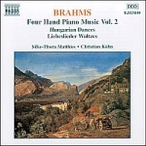 Opere x pf a 4 mani Vol.2: Danze ungheresi WoO 1, Liebeslider valzer op. 52a  BRAHMS JOHANNES