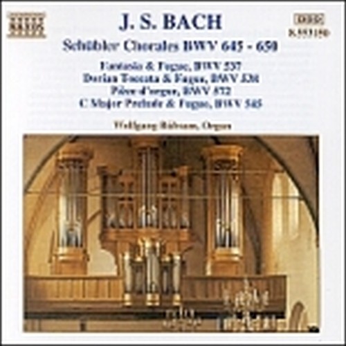 Corali Schübler BWV 645-650, Fantasia e fuga BWV 537, Toccata e fuga BWV 538...  BACH JOHANN SEBASTIAN