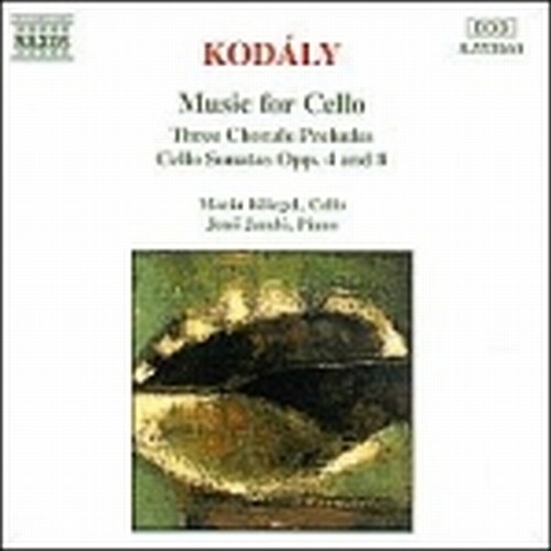 Sonata x vlc op.4, Sonata x vlc solo op.8, 3 Preludi su corale  KODALY ZOLTAN