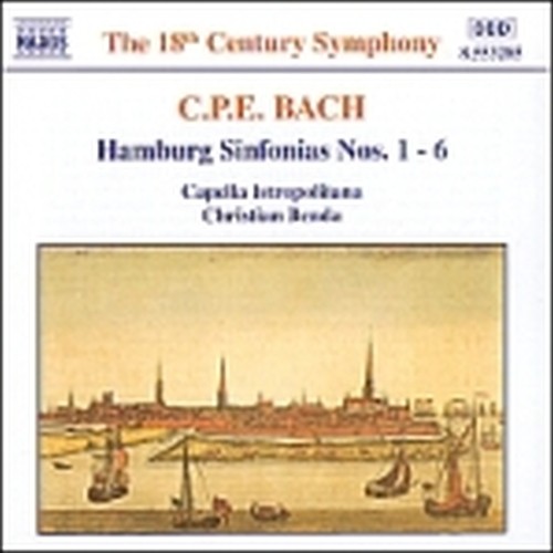 Sinfonie amburghesi nn.1-6 Wq 182  BACH CARL PHILIPP EMANUEL