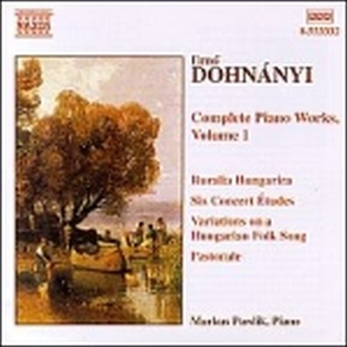 Opere x pf (integrale) Vol.1: 6 ConcertEtudes op.28, Varizioni su un tema popol  DOHNÁNYI  ERNO