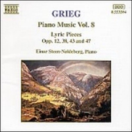 Opere x pf Vol. 8 (integrale): Pezzi lirici opp. 121, 38, 43 e 47  GRIEG EDVARD