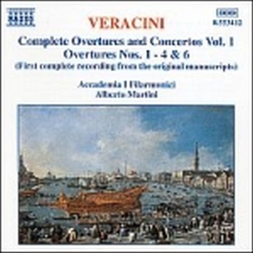 Overtures e Concerti Vol.1: Overture n.1 > n.4, n.6 (prima registrazione dal man  VERACINI FRANCESCO MARIA