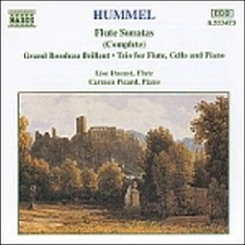 Sonate x fl e pf (integrale): Sonata op.2 n.2, op.50, op.64, Grand Rondeau Brill  HUMMEL JOHANN NEPOMUK