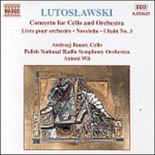 Opere x orchestra (integrale) Vol.4: Concerto x vlc, Livre pour orchestre, Novel  LUTOSLAWSKI WITOLD