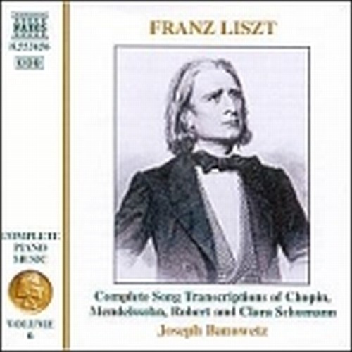 Opere x pf (integrale) Vol. 6: Trascrizioni di brani di CHOPIN, R.e C.SCHUMANN,  LISZT FRANZ