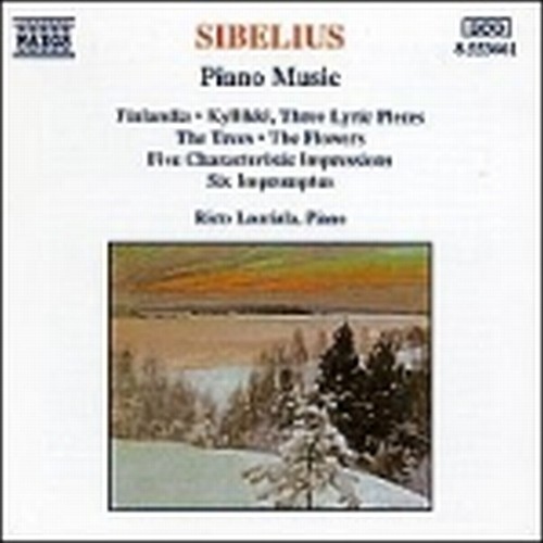 Musica x pf: Killikki op.41, 5 Pezzi op.75, 5 Pezzi op.85, 5 Impressioni caratte  SIBELIUS JEAN