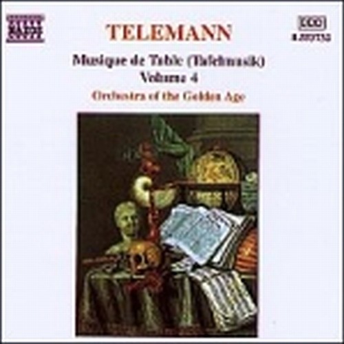 Tafelmusik Vol.4: Parte III: Ouverture,Quartetto in MI min, Concerto x 2 corni,  TELEMANN GEORG PHILIP