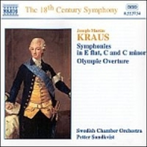 Sinfonia in MIb mag VB 144, in DO mag VB 139, in DO min VB 142, Olympie Ouvertur  KRAUS JOSEPH MARTIN