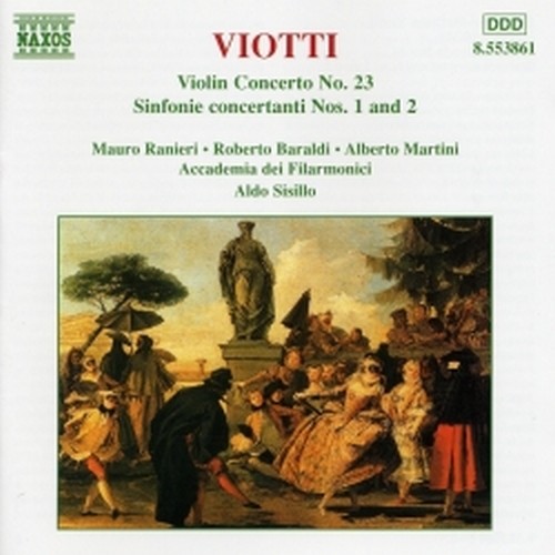 Concerto x vl n.23, Sinfonie concertanti nn.1 e 2  VIOTTI GIOVANNI BATTISTA