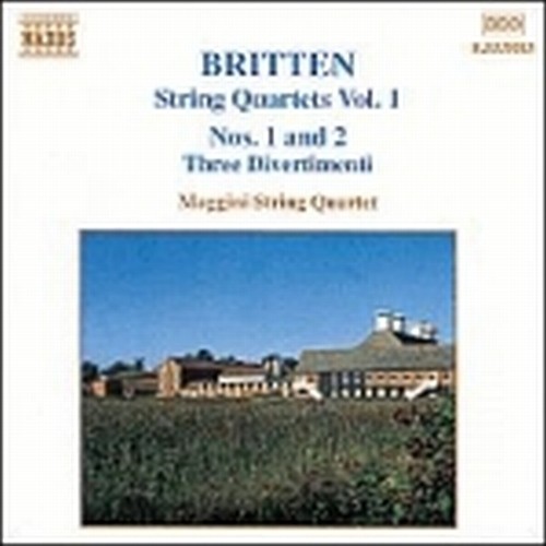 Quartetti x archi (integrale) Vol.1: Quartetto n.1 op.25, n,2 op.36, 3 Divertime  BRITTEN BENJAMIN