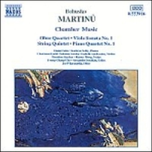 Quartetto con pf n.1, Quartetto x ob,vl,vlc e pf, Quintetto x 2 vl,2 vle e vlc,  MARTINU BOHUSLAV