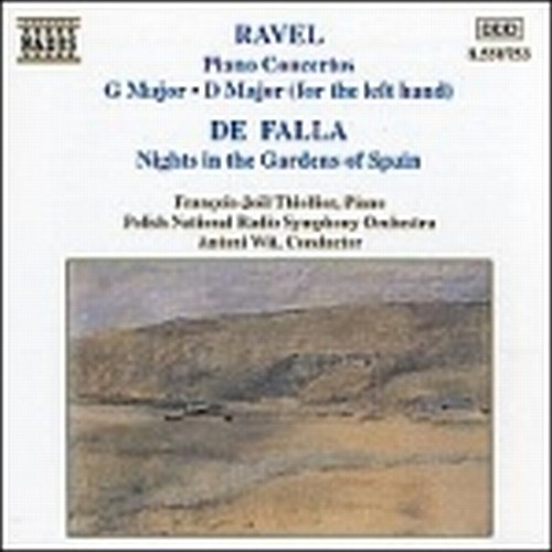 Concerto x pf, Concerto x la mano sinistra  RAVEL MAURICE