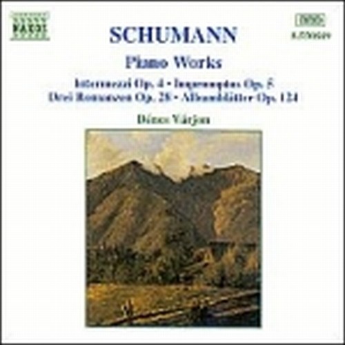 Musica x pf: Internezzi op.4, Improvviso su un tema di Clara Wieck op.5, 3 Roman  SCHUMANN ROBERT