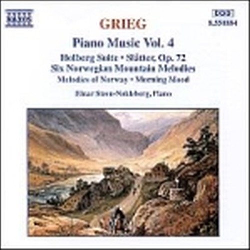 Opere x pf Vol. 4 (integrale): Slatter op.72, Holberg Suite op.40, 6 Melodie mon  GRIEG EDVARD