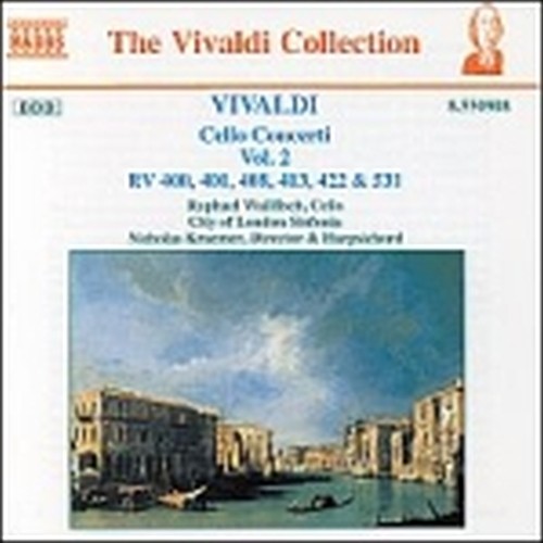Concerti x vlc (integrale) vol.2: Concerto RV 400, 401, 408, 413, 422, x 2 vlc R  VIVALDI ANTONIO
