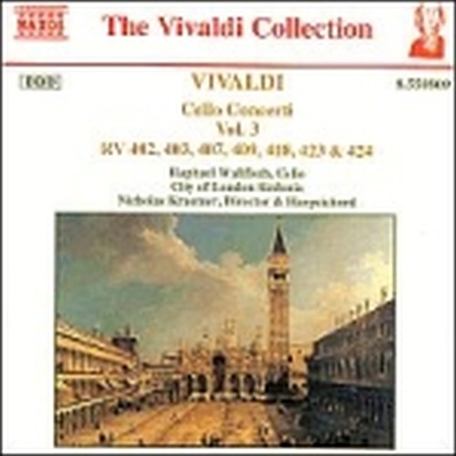 Concerti x vlc (integrale) vol.3: Concerto RV 402, 403, 407, 409, 418, 423, 424  VIVALDI ANTONIO