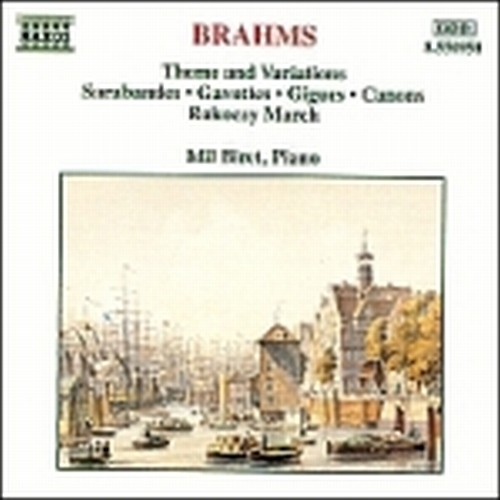 Tema e variazioni in RE min, Sarabanda e 2 gavotte, Sarabanda LA magg, in LA min  BRAHMS JOHANNES
