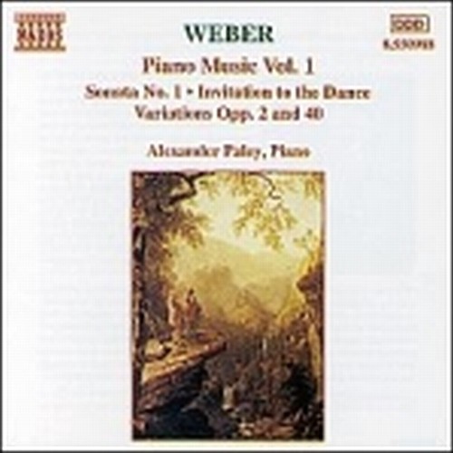 Opere x pf (integrale) Vol.1: Sonata n.1 op.24, 9 Variazioni op.40, 6 Variazioni  WEBER CARL MARIA von