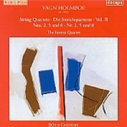 Integrale dei Quartetti per archi Vol.2- Quartetti nn.2, 5 e 6  HOLMBOE VAGN