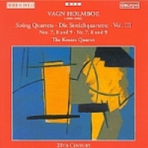 Quartetti per archi (integrale) Vol.3: n .7 op.86, n.8 op.87, n.9 op.92  HOLMBOE VAGN