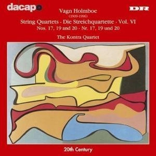 Quartetti per archi (integrale) Vol.6: n.17 Op.152; n.19, Op.156; n.20 Op.160  HOLMBOE VAGN