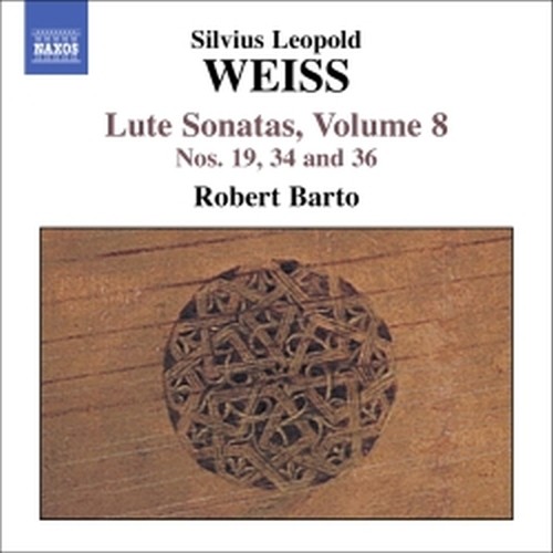 Sonate per liuto (integrale) Vol.8: Sonate nn.19, 34, 36  WEISS SILVIUS LEOPOLD