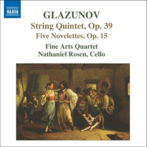 Quintetto op.39, Novellette op.15  GLAZUNOV ALEXANDER KOSTANTINOVICH