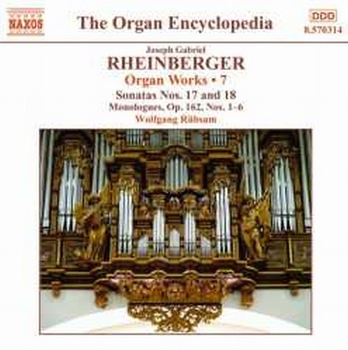 Opere per organo (integrale), Vol.7  RHEINBERGER JOSEPH GABRIEL