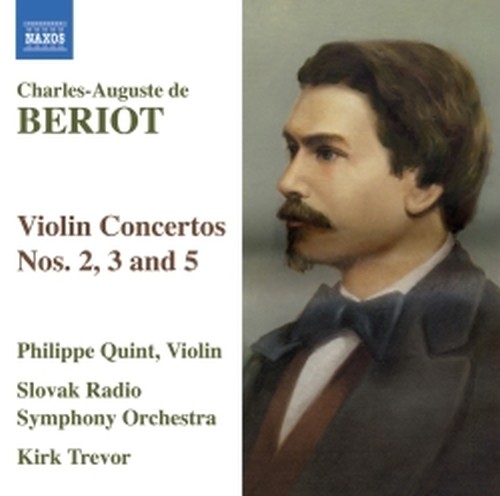 Concerto per violino n.2 op.32,n.3 op.44, n.5 op.55  DE BERIOT CHARLES-AUGUSTE de
