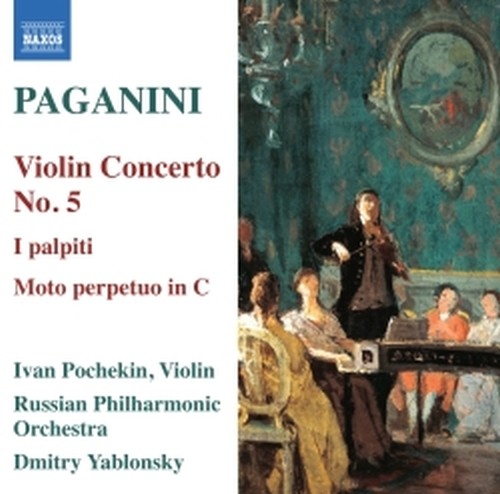 Concerto per violino n.5, I palpiti op.13, Moto perpetuo in Do op.11  PAGANINI NICCOLO'