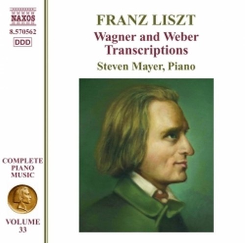 Opere per pianoforte (integrale), Vol.33: trascrizioni su Wagner e Weber  LISZT FRANZ