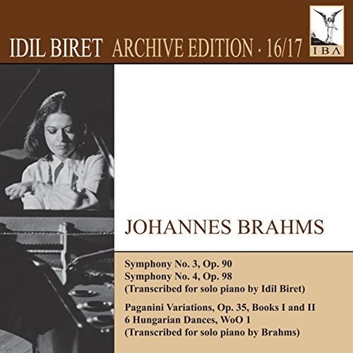 Sinfonia n.3, n.4 (trascr.Idil Biret), Variazioni su un tema di Paganini op.25  BRAHMS JOHANNES