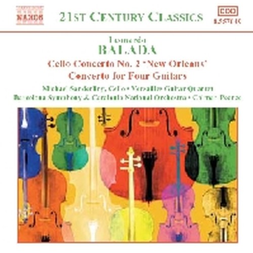 Concerto per violoncello, Concerto per 4 chitarre, Celebració, Passacaglia  BALADA LEONARDO