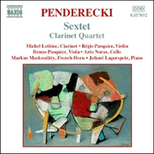 Sestetto, Quartetto con clarinetto, 3 Miniature, Divertimento  PENDERECKI KRZYSZTOF