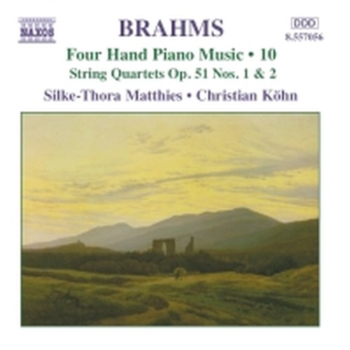 Opere per pianoforte a 4 mani (integrale) Vol.10  BRAHMS JOHANNES