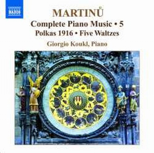 Musica per pianoforte (integrale) Vol.5:6 Poche H 101, 5 Valzer H 5  MARTINU BOHUSLAV
