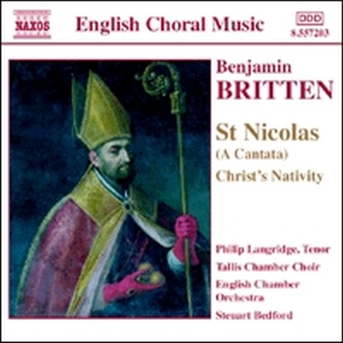 St Nicholas (Cantata op.42), Christ Nativity, Psalm op.67  BRITTEN BENJAMIN