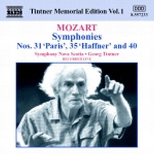 Sinfonia n.31 K 300a "Parigi", n.35 "Haffner" K 385, n.40 K 550  MOZART WOLFGANG AMADEUS