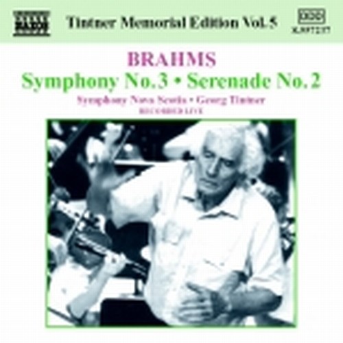 Sinfonia n.3 op.90, Serenata n.2 op.16  BRAHMS JOHANNES