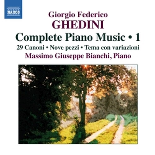 Opere per pianoforte (integrale), Vol.1  GHEDINI GIORGIO FEDERICO