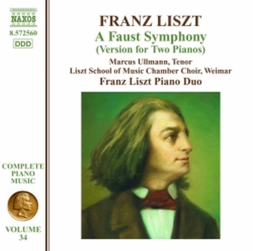 Opere per pianoforte (integrale), Vol.34: SInfonia Faust (A Faust Symphony)  LISZT FRANZ