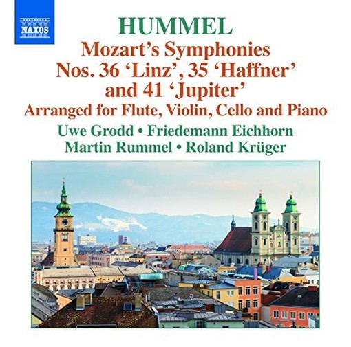 Arrangiamenti delle Sinfonie di Mozart nn.35 "Haffner", 36 "Linz", 41"Jupiter"  HUMMEL JOHANN NEPOMUK