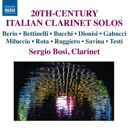 Opere per clarinetto solo di compositori italiani del XX secolo  BOSI SERGIO  cl